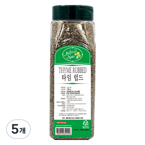내츄럴스파이스 타임럽드, 5개, 150g
