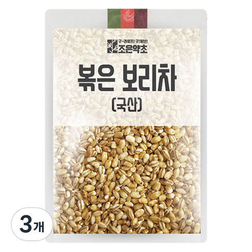 조은약초 볶은 보리차, 500g, 1개입, 3개