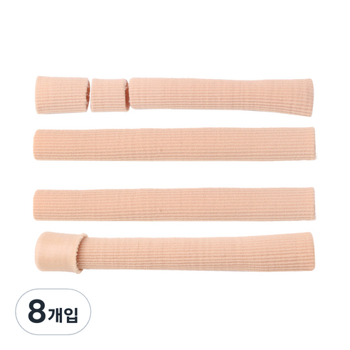 풋인솔 실리콘 보호 튜브 M, 8개입