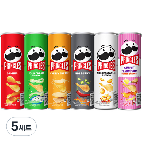프링글스 버라이어티팩 110g x 6종 세트, 5세트