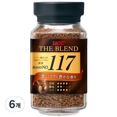 유씨씨 더 블랜드 117 인스턴트 커피, 1개, 6개, 90g