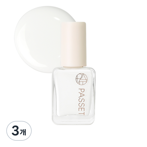 파셋 셀럽 네일컬러 폴리쉬 매니큐어 7ml, 셀럽화이트, 3개