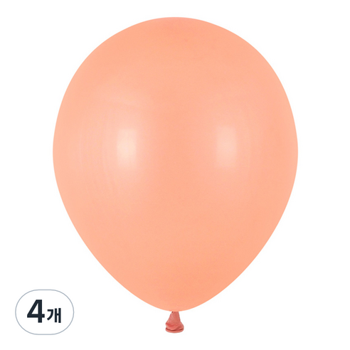 파티팡 라운드 레트로 풍선 30cm 100p, 오리진 피치, 4개