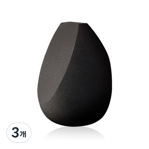 브이디엘 엑스퍼트 메이크업 블렌더, 블랙, 3개