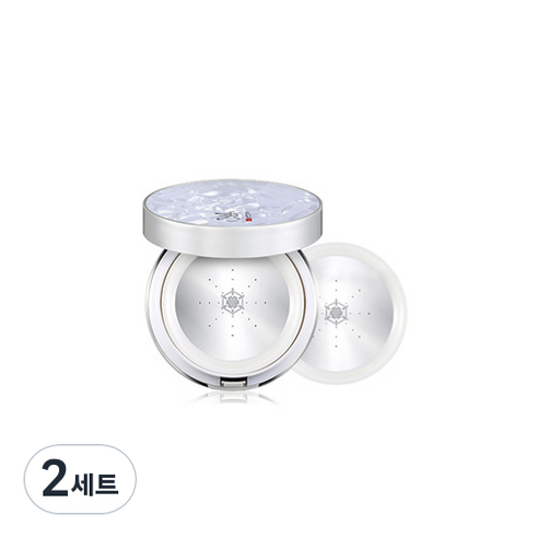 수려한 비책자단 메탈 쿠션 파운데이션 본품 15g + 리필 15g 세트, 23호, 2세트