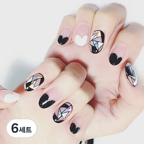 블링블링 네일스티커 걸크러쉬, 023, 6세트