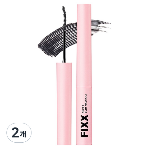쏘내추럴 수퍼 픽스 슬림 마스카라 2.8g, 2개, 01 딥 애쉬블랙