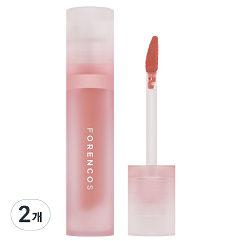 포렌코즈 타투 비쥬 벨벳 립틴트, 02 티누아, 4g, 2개