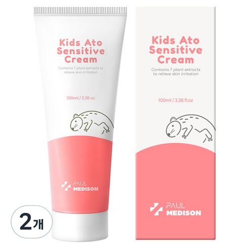 폴메디슨 키즈 아토 센시티브 크림 100ml 2개 세트 아기침독크림