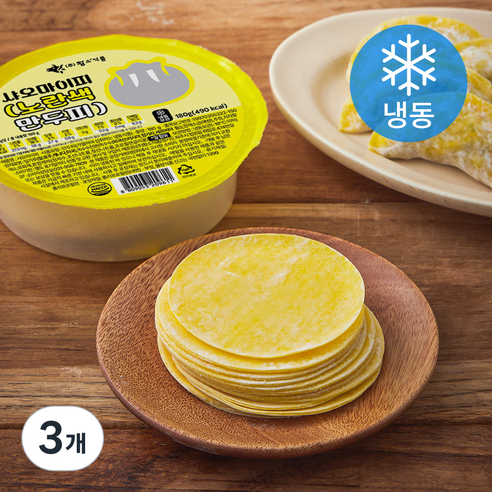 황소식품 샤오마이피 노란색 만두피 (냉동), 180g, 3개