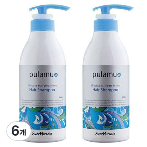 에버미라클 플라무 EM샴푸, 500ml, 6개