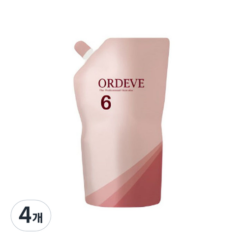 올디브 더 프로페셔널 헤어컬러 6 산화제, 1000ml, 4개
