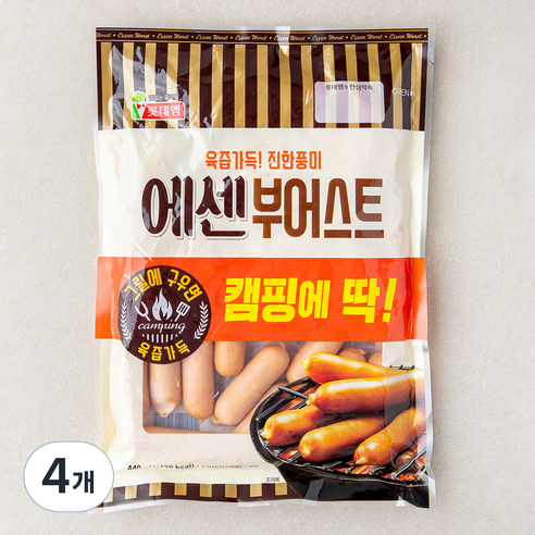 롯데햄 에센 부어스트, 440g, 4개