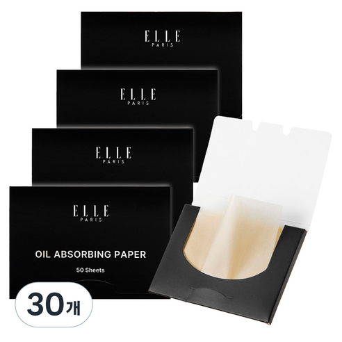 ELLE PARIS 린넨 기름종이, 30개, 50개입