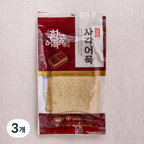 환공어묵 일품 사각어묵 8개입, 255g, 3개