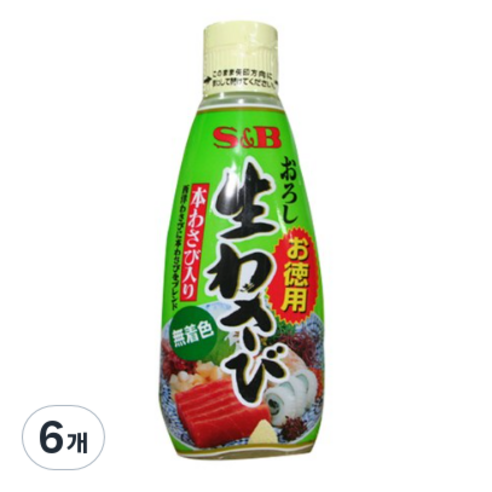 에스엔비 오로시 와사비, 175g, 6개