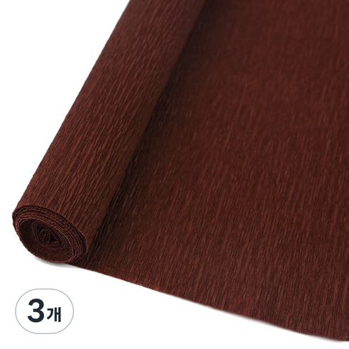 마다꾸미 주름지 구김지 53 다크브라운 50 x 250 cm, 3개, 1색