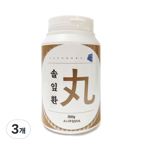 산해랑 프리미엄 솔잎환, 300g, 3개
