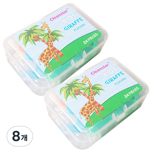 리코무역 애니멀 치실, 24개입, 8개