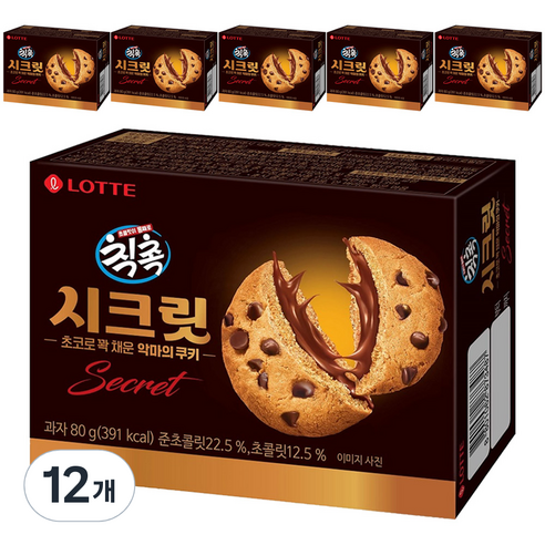 칙촉 시크릿, 80g, 12개