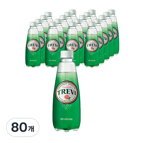 트레비 자몽 탄산음료, 300ml, 80개