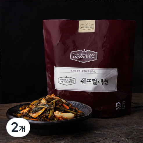 쉐프컬렉션 열무김치, 1kg, 2개