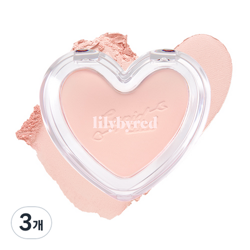 릴리바이레드 러브빔 블러 치크 4.3g, 02 복숭블러, 3개