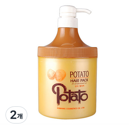 소망 감자 헤어팩, 800ml, 2개