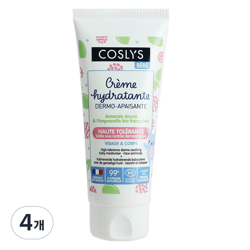코슬리스 유아용 페이스 앤 바디로션, 75ml, 4개
