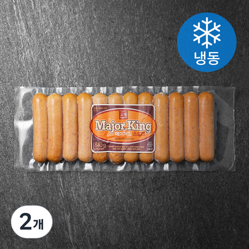 오뗄 메이저킹 스모크 소시지 (냉동)  840g, 2개