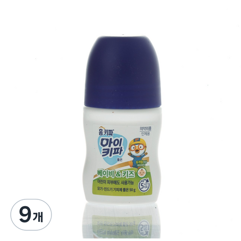 홈키파 마이키파 베이비 앤 키즈 롤온, 50g, 9개