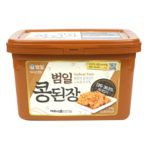 범일 콩된장 특대입자, 3kg, 1개