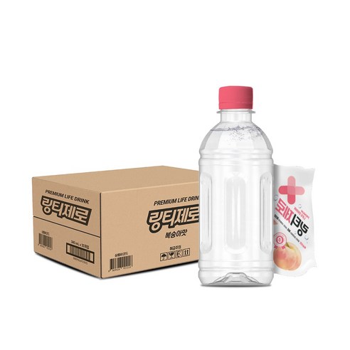 링티제로 무라벨 복숭아맛, 340ml, 20개  Best 5