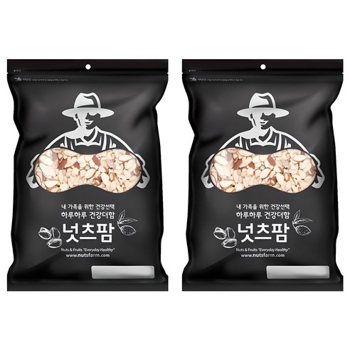 넛츠팜 아몬드 슬라이스, 700g, 2개