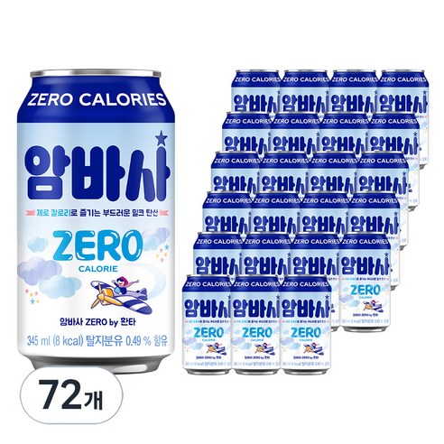 암바사 제로 by 환타, 72개, 345ml