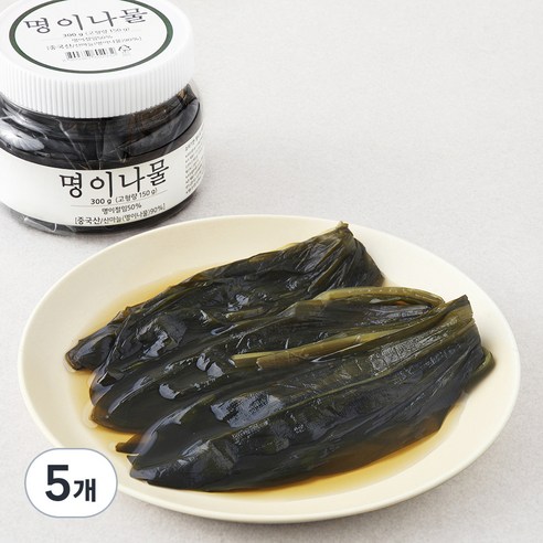 정성식품 명이나물 (고형량 150g), 300g, 5개