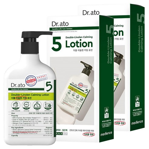 닥터아토 더블 리놀렌 카밍로션, 267ml, 2개