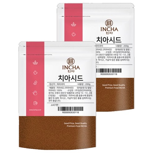 인차 치아씨드, 200g, 2개 - 치아씨드 | 쿠팡