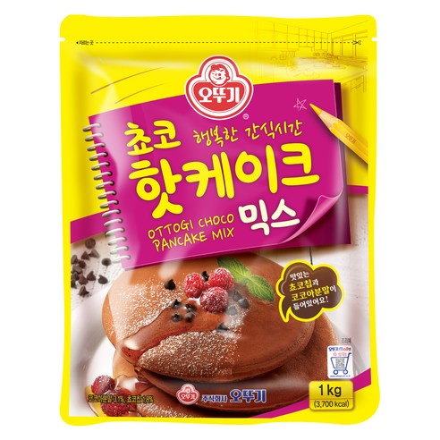오뚜기 쵸코 핫케이크 믹스, 1kg, 1개
