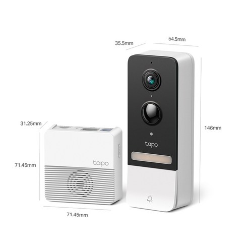 스마트 홈 보안을 위한 최고의 선택: Tapo D230S1 스마트 도어벨 현관 카메라