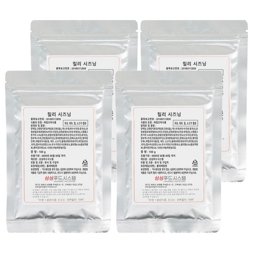 상상시즈닝 칠리 시즈닝, 100g, 4개