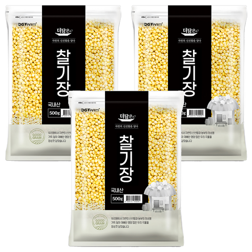 더담은 국산 찰기장, 500g, 3개