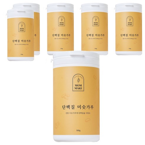 맘메이크 단백질 미숫가루, 500g, 6개
