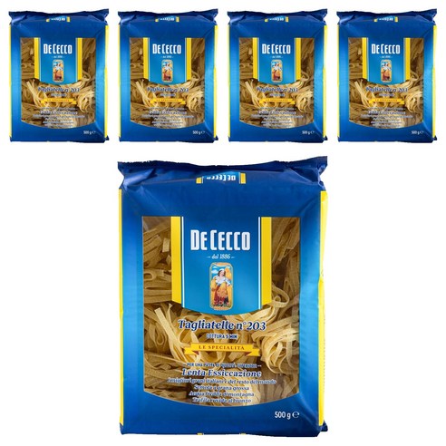 데체코 딸리아뗄레 파스타, 500g, 5개