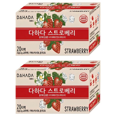 다하다 스트로베리, 1.2g, 20개입, 2개