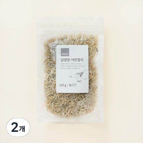 ZERO 낭장망 어린멸치, 120g, 2개