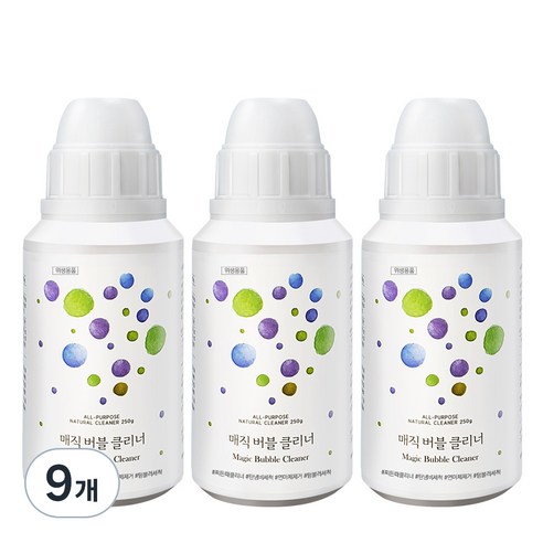 자연그램 매직 버블 클리너, 250g, 9개