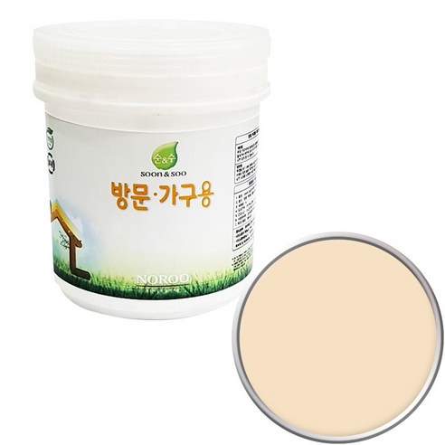 순앤수 방문 가구용 페인트 1L, 1개, 베이비오렌지 NR2086