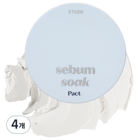 에뛰드 피지쏙 팩트 9.5g, 4개