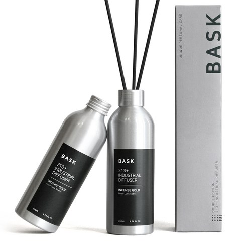 바스크 프리미엄 디퓨저, 인센스골드, 200ml, 2개
